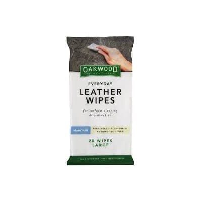 Oakwood Everyday Leather Wipes 100 Pack, BIG W
