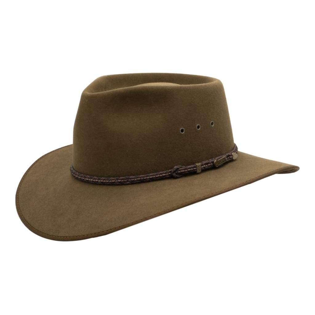 Akubra Cattleman Khaki - Simon Martin Whips & Leathercraft